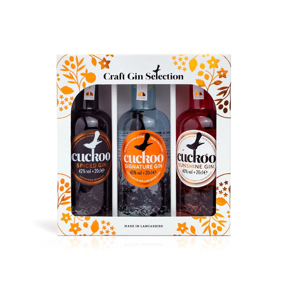 The Cuckoo Craft Gin Collection (3x 200ml)