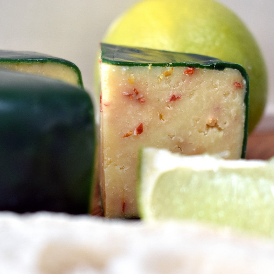 Spicy Cheese Pair With Slate Cheese Board